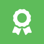 Green Prize Ribbon Icon