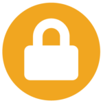 Yellow Lock Icon