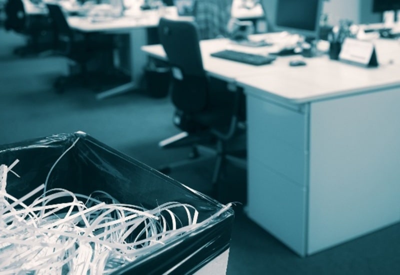 Secure office paper shredding with confidential document disposal services for businesses in Lubbock, TX